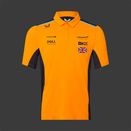 McLaren F1 Team Poloshirt Lando Norris n° 4 Papaya Orange / Phantom TJ2611 - Kinder
