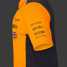 McLaren F1 Team Polo Shirt Lando Norris n° 4 Papaya Orange / Phantom TJ2611 - Kids