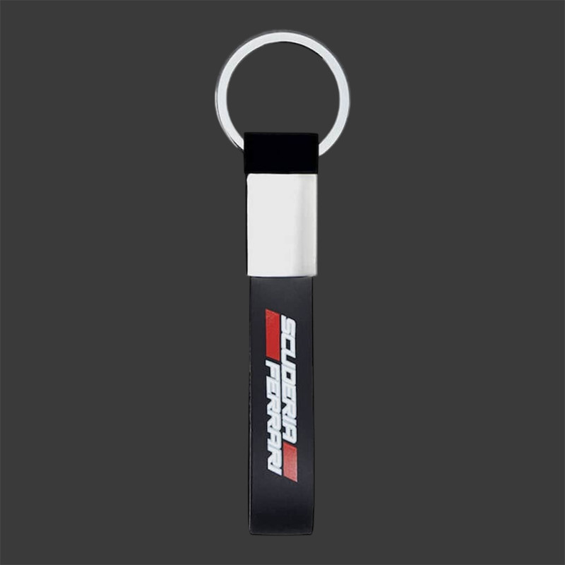 Keyring Ferrari black