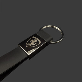 Keyring Ferrari black