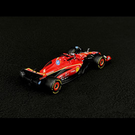 Charles Leclerc Ferrari SF24 n° 16 Pit Stop Mit Figuren F1 2024 1/43 Bburago 36862L