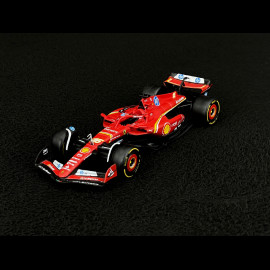 Charles Leclerc Ferrari SF24 n° 16 Pit Stop Mit Figuren F1 2024 1/43 Bburago 36862L