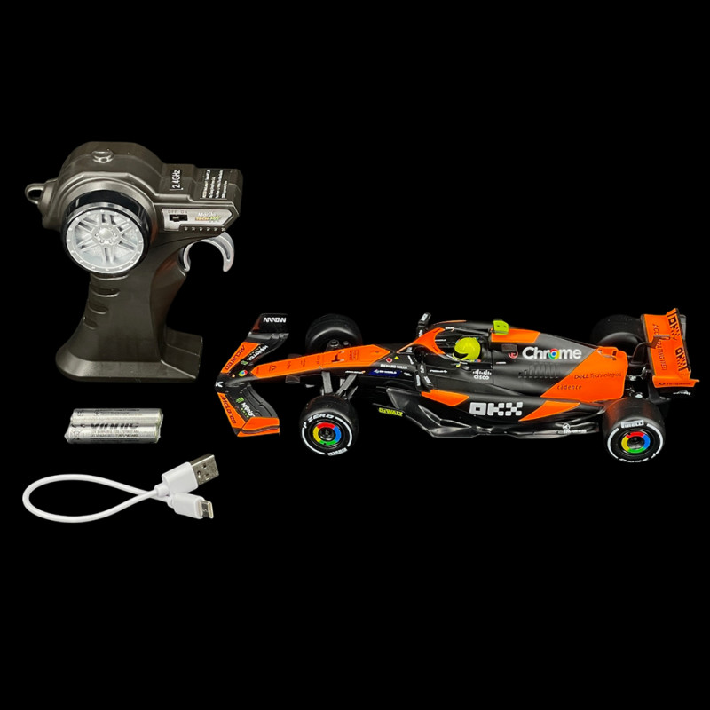 Lando Norris McLaren MCL38 n° 4 Gewinner Miami GP F1 2024 R/C Funkgesteuert 1/24 Maisto Tech M82359N