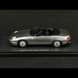 Porsche 928 S4 Cabriolet Studie Prototyp 1987 Silbergrau 1/43 AUTOCULT ATC60106