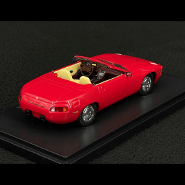 Porsche 928 S4 Carelli Design Cabrio 1987 Red 1/43 AUTOCULT ATC60107