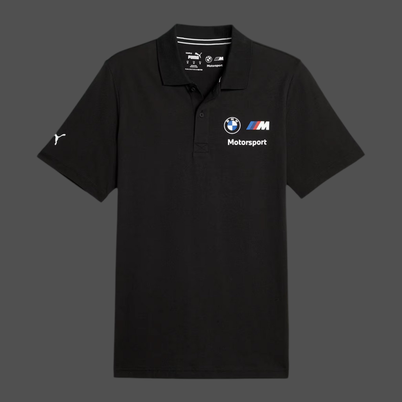 BMW polo shirt Motorsport M Essential Puma Black 621312-01 - men