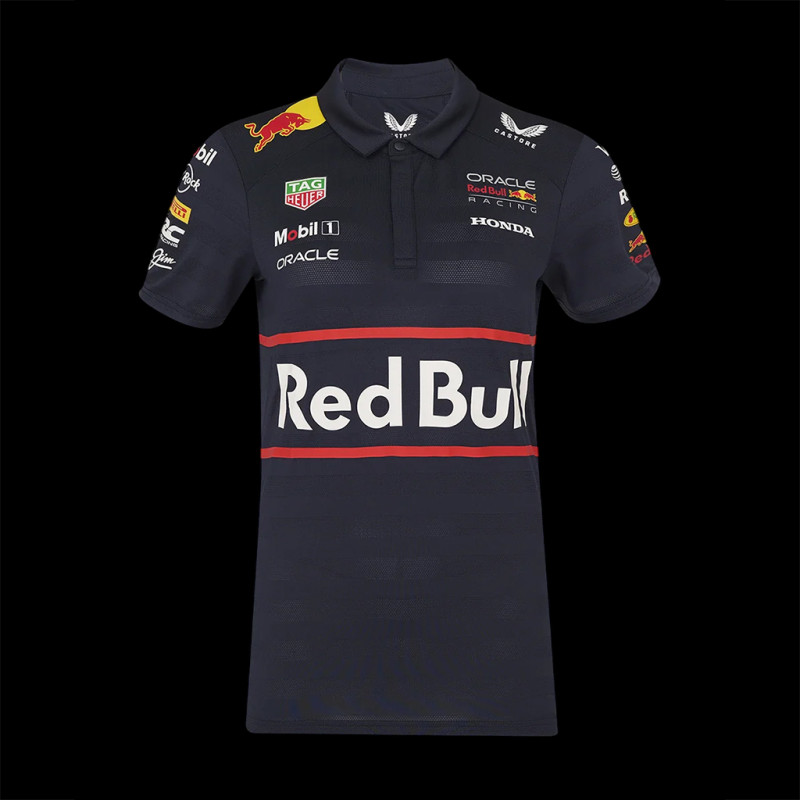 Red Bull Racing F1 Team Polo Shirt Collection Replica Night Sky TF9865-020 - Women's