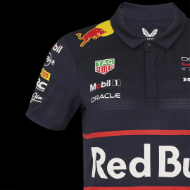 Red Bull Racing F1 Team Polo Shirt Collection Replica Night Sky TF9865-020 - Women's