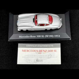 Mercedes 300 SL W198 1954 Silver gray metallic 1/43 Atlas Collection 10101Diver300SL