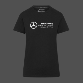 Mercedes T-shirt Günstige AMG Petronas F1 Team Hamilton / Russell / Antonelli Schwarz 701227045-001 - damen