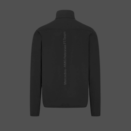 Mercedes Jacket Low Cost AMG Petronas Softshell F1 Team Hamilton / Russell / Antonelli Black 701227029-001 - men