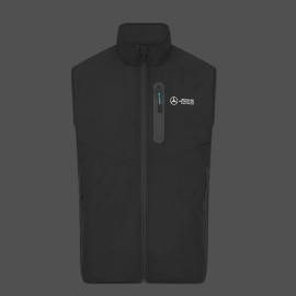 Mercedes Jacket Low Cost AMG Petronas Sleeveless Jacket F1 Team Hamilton / Russell / Antonelli Black 701227030-001 - men