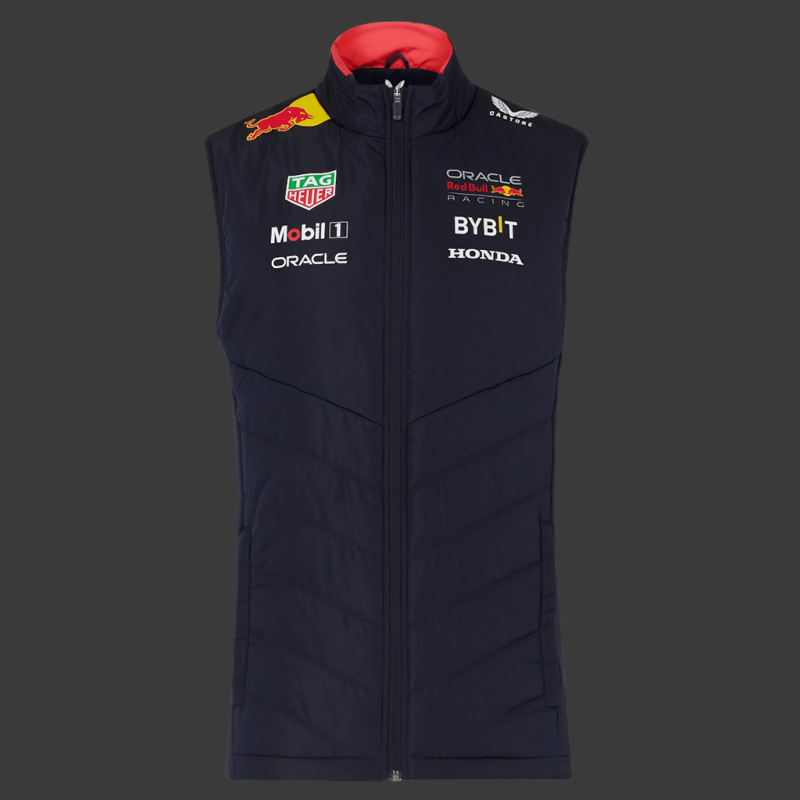Red Bull F1 Racing Team Ärmellose Jacke Verstappen Nachthimmel TU5285-190 - Herren