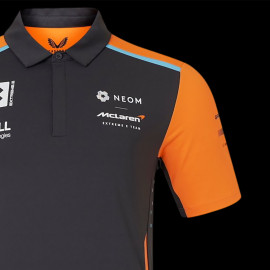 McLaren Extreme E Team Neom Polo Shirt Phantom / Papaya Orange TM5276XE-217 - Men's