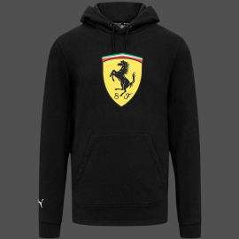 Ferrari Sweatshirt Günstige F1 Leclerc / Hamilton Team Puma Schwarz Hoodie 701223484-002