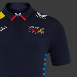 Red Bull Racing Polo Shirt F1 Team Max Verstappen Signature Night Sky TM5885-190 - Men's