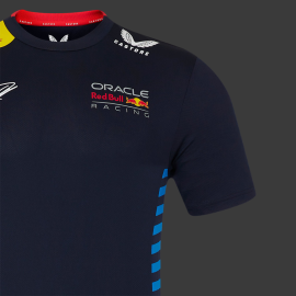 Red Bull Racing T-shirt F1 Team Max Verstappen Signature Nachthimmel TM5887-190 - Herren
