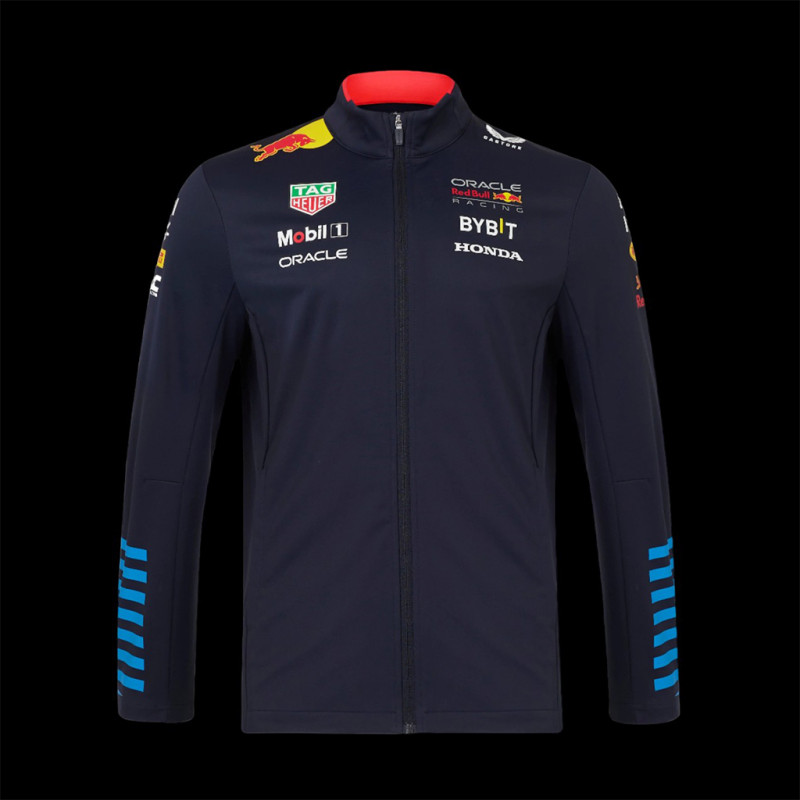 Red Bull Softshell Jacke Racing Verstappen Pérez F1 Marineblau TU5286-190 - Herren
