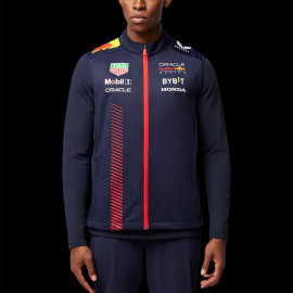Red Bull Racing F1 Team Ärmellose Jacke mit Durchgehendem Reißverschluss Verstappen Nachthimmel TU2647 - Unisex
