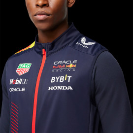 Red Bull Racing F1 Team Ärmellose Jacke mit Durchgehendem Reißverschluss Verstappen Nachthimmel TU2647 - Unisex