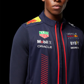Red Bull Racing F1 Team Ärmellose Jacke mit Durchgehendem Reißverschluss Verstappen Nachthimmel TU2647 - Unisex