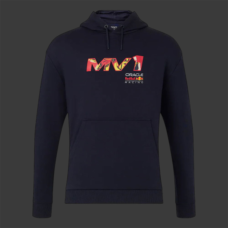 Red Bull Racing F1 Team Hoodie Max Verstappen Pop Art Night Sky TU5439-190 - Unisex