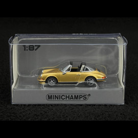 Porsche 911 Targa 1972 Gold Metallic 1/87 Minichamps 870064564