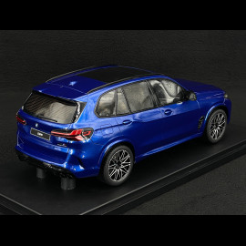 BMW X5 M Competition 2023 Marina Bay Blue Metallic 1/18 GT Spirit GT967