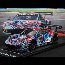 Porsche 911 GT3 R Typ 992 n°221 24 Heures de Spa 2022 1/18 IxoCollection LEGT18-20221