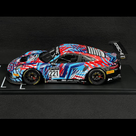 Porsche 911 GT3 R Typ 992 n°221 24 Heures de Spa 2022 1/18 IxoCollection LEGT18-20221