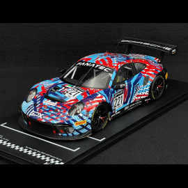 Porsche 911 GT3 R Typ 992 n°221 24 Heures de Spa 2022 1/18 IxoCollection LEGT18-20221