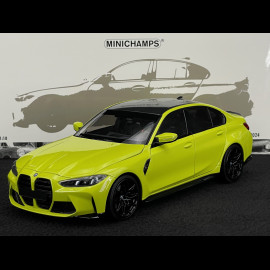 BMW M3 G80 Competition 2023 Lime 1/18 Minichamps 110020222