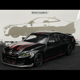 BMW M4 CSL 2023 Schwarz / Rot 1/18 Minichamps 110023021