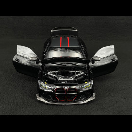 BMW M4 CSL 2023 Schwarz / Rot 1/18 Minichamps 110023021