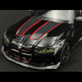 BMW M4 CSL 2023 Schwarz / Rot 1/18 Minichamps 110023021