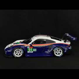 Porsche 911 RSR Typ 991 n°91 2nd LMGTE Pro 24h LeMans 2018 1/12 IxoCollection LEGT12004