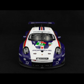 Porsche 911 RSR Typ 991 n°91 2nd LMGTE Pro 24h LeMans 2018 1/12 IxoCollection LEGT12004
