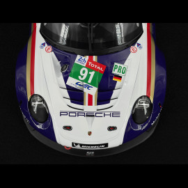Porsche 911 RSR Type 991 n°91 2nd LMGTE 24h LeMans 2018 1/12 IxoCollection LEGT12004