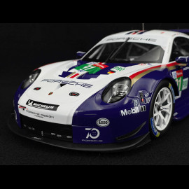 Porsche 911 RSR Type 991 n°91 2nd LMGTE 24h LeMans 2018 1/12 IxoCollection LEGT12004