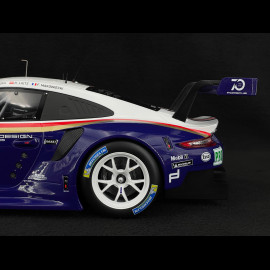 Porsche 911 RSR Type 991 n°91 2nd LMGTE 24h LeMans 2018 1/12 IxoCollection LEGT12004