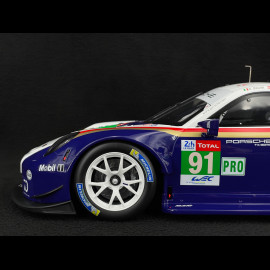 Porsche 911 RSR Type 991 n°91 2nd LMGTE 24h LeMans 2018 1/12 IxoCollection LEGT12004