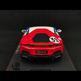 Ferrari 12Cilindri Coupe n° 39 Tribut 24h Le Mans 1972 Blau / Weiß / Rot 1/18 BBR Models P18248LM