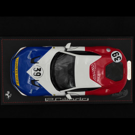 Ferrari 12Cilindri Coupe n° 39 Tribute 24h Le Mans 1972 Blue / White / Red 1/18 BBR Models P18248LM