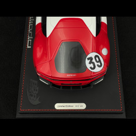 Ferrari 12Cilindri Coupe n° 39 Tribut 24h Le Mans 1972 Blau / Weiß / Rot 1/18 BBR Models P18248LM