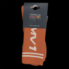 Red Bull Racing Socks Max Verstappen n° 1 Exotic Orange TU5919 - Unisex