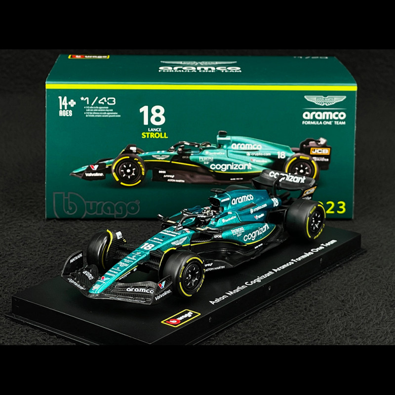 Lance Stroll Aston Martin AMR23 n° 18 2023 F1 1/43 Bburago B18-38091S