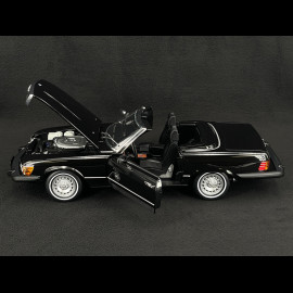 Mercedes-Benz 450 SL R107 1985 US Version Schwarz American Gigolo 1/12 KK Scale KKDC120262