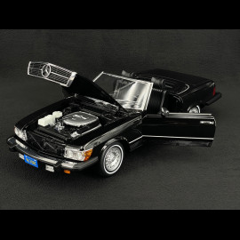Mercedes-Benz 450 SL R107 1985 US Version Black American Gigolo 1/12 KK Scale KKDC120262