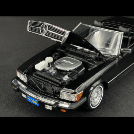 Mercedes-Benz 450 SL R107 1985 US Version Schwarz American Gigolo 1/12 KK Scale KKDC120262