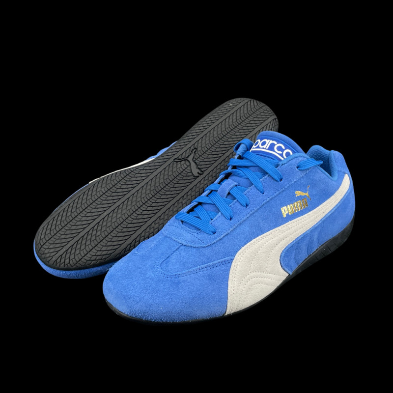 Sparco Schuhe Puma Speedcat Sport Sneaker Blau / Weiß 307171-02 - unisex
